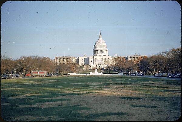 [76 Views of Washington, D.C., for Fortune Article "Imperial Washington"], Walker Evans (American, St. Louis, Missouri 1903–1975 New Haven, Connecticut), Color film transparency