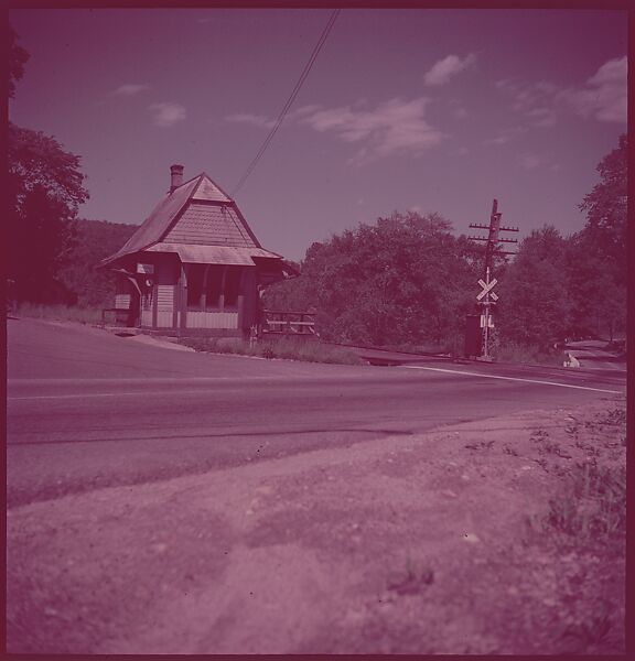 [464 Interior and Exterior Views of Railroad Station Depots, for Fortune Article "The U.S. Depot"], Walker Evans (American, St. Louis, Missouri 1903–1975 New Haven, Connecticut), Color film transparency 