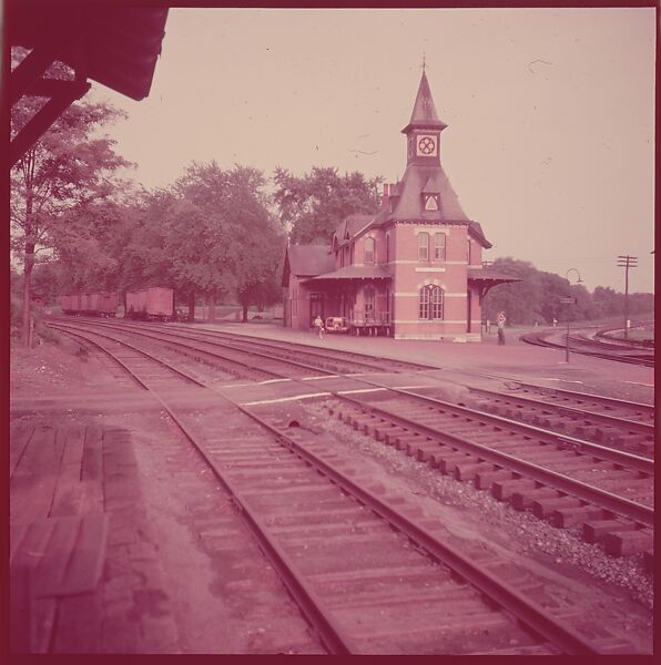 [464 Interior and Exterior Views of Railroad Station Depots, for Fortune Article "The U.S. Depot"], Walker Evans (American, St. Louis, Missouri 1903–1975 New Haven, Connecticut), Color film transparency