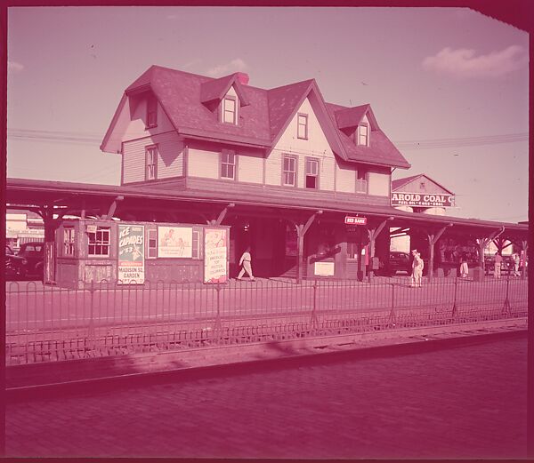 [464 Interior and Exterior Views of Railroad Station Depots, for Fortune Article "The U.S. Depot"], Walker Evans (American, St. Louis, Missouri 1903–1975 New Haven, Connecticut), Color film transparency