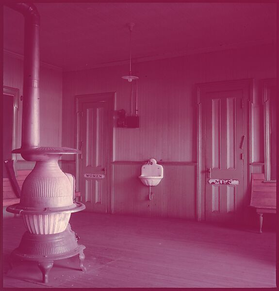 [464 Interior and Exterior Views of Railroad Station Depots, for Fortune Article "The U.S. Depot"], Walker Evans (American, St. Louis, Missouri 1903–1975 New Haven, Connecticut), Color film transparency