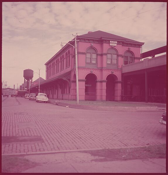 [464 Interior and Exterior Views of Railroad Station Depots, for Fortune Article "The U.S. Depot"], Walker Evans (American, St. Louis, Missouri 1903–1975 New Haven, Connecticut), Color film transparency