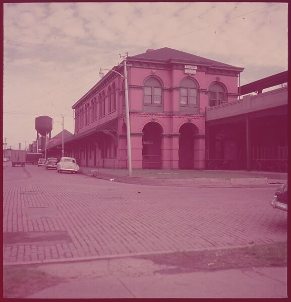 [464 Interior and Exterior Views of Railroad Station Depots, for Fortune Article "The U.S. Depot"], Walker Evans (American, St. Louis, Missouri 1903–1975 New Haven, Connecticut), Color film transparency