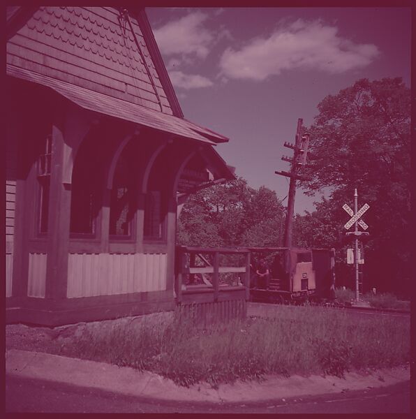[464 Interior and Exterior Views of Railroad Station Depots, for Fortune Article "The U.S. Depot"], Walker Evans (American, St. Louis, Missouri 1903–1975 New Haven, Connecticut), Color film transparency