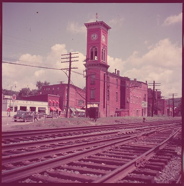 [464 Interior and Exterior Views of Railroad Station Depots, for Fortune Article "The U.S. Depot"], Walker Evans (American, St. Louis, Missouri 1903–1975 New Haven, Connecticut), Color film transparency
