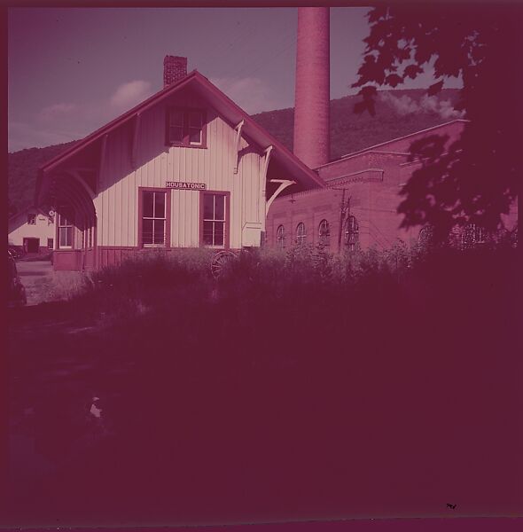 [464 Interior and Exterior Views of Railroad Station Depots, for Fortune Article "The U.S. Depot"], Walker Evans (American, St. Louis, Missouri 1903–1975 New Haven, Connecticut), Color film transparency