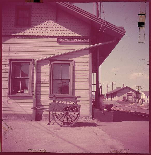 [464 Interior and Exterior Views of Railroad Station Depots, for Fortune Article "The U.S. Depot"], Walker Evans (American, St. Louis, Missouri 1903–1975 New Haven, Connecticut), Color film transparency