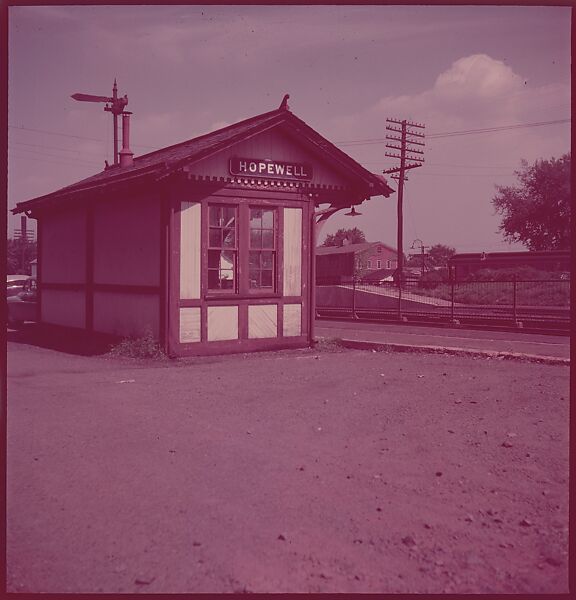 [464 Interior and Exterior Views of Railroad Station Depots, for Fortune Article "The U.S. Depot"], Walker Evans (American, St. Louis, Missouri 1903–1975 New Haven, Connecticut), Color film transparency