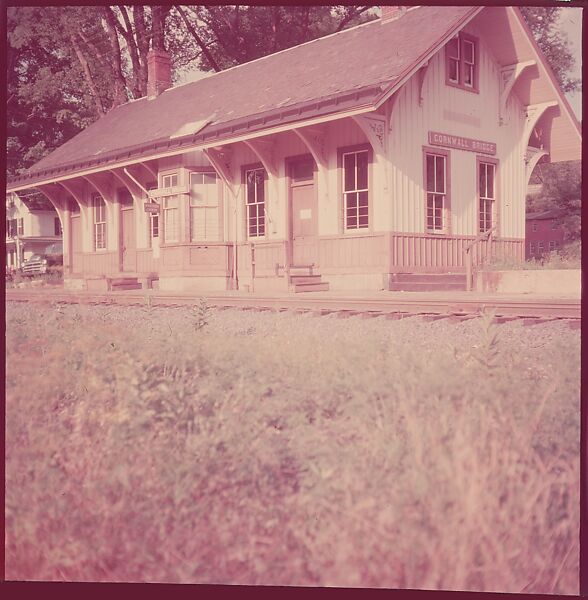 [464 Interior and Exterior Views of Railroad Station Depots, for Fortune Article "The U.S. Depot"], Walker Evans (American, St. Louis, Missouri 1903–1975 New Haven, Connecticut), Color film transparency