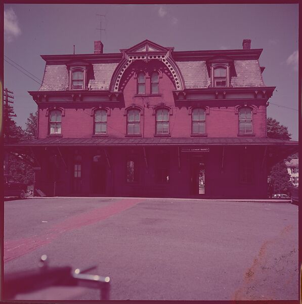 [464 Interior and Exterior Views of Railroad Station Depots, for Fortune Article "The U.S. Depot"], Walker Evans (American, St. Louis, Missouri 1903–1975 New Haven, Connecticut), Color film transparency