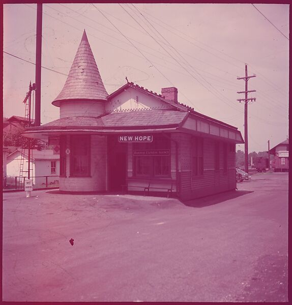 [464 Interior and Exterior Views of Railroad Station Depots, for Fortune Article "The U.S. Depot"], Walker Evans (American, St. Louis, Missouri 1903–1975 New Haven, Connecticut), Color film transparency