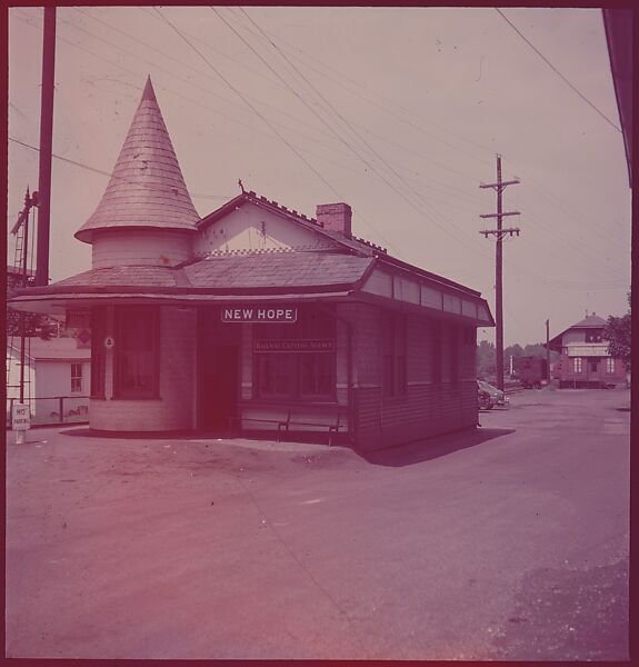 [464 Interior and Exterior Views of Railroad Station Depots, for Fortune Article "The U.S. Depot"], Walker Evans (American, St. Louis, Missouri 1903–1975 New Haven, Connecticut), Color film transparency