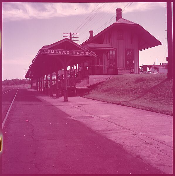 [464 Interior and Exterior Views of Railroad Station Depots, for Fortune Article "The U.S. Depot"], Walker Evans (American, St. Louis, Missouri 1903–1975 New Haven, Connecticut), Color film transparency