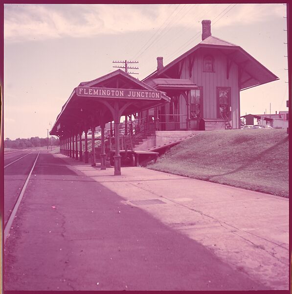[464 Interior and Exterior Views of Railroad Station Depots, for Fortune Article "The U.S. Depot"], Walker Evans (American, St. Louis, Missouri 1903–1975 New Haven, Connecticut), Color film transparency