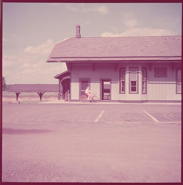 [464 Interior and Exterior Views of Railroad Station Depots, for Fortune Article "The U.S. Depot"], Walker Evans (American, St. Louis, Missouri 1903–1975 New Haven, Connecticut), Color film transparency
