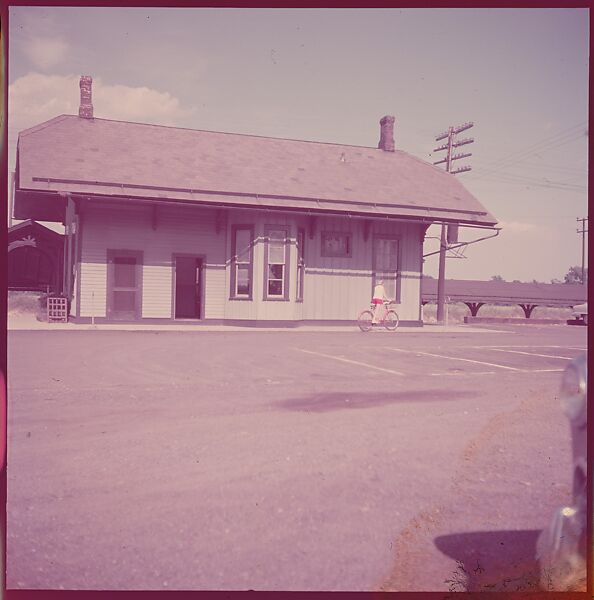 [464 Interior and Exterior Views of Railroad Station Depots, for Fortune Article "The U.S. Depot"], Walker Evans (American, St. Louis, Missouri 1903–1975 New Haven, Connecticut), Color film transparency