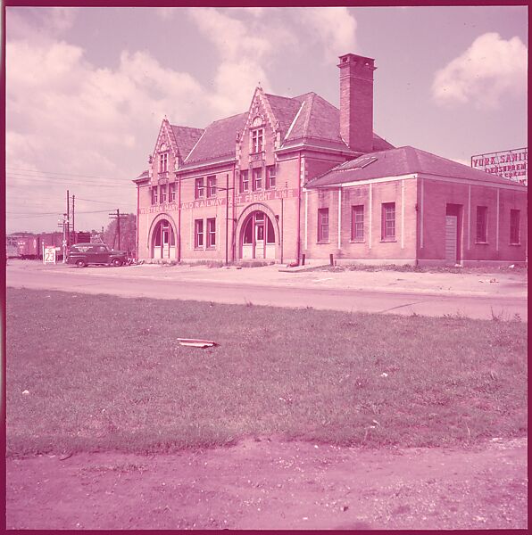 [464 Interior and Exterior Views of Railroad Station Depots, for Fortune Article "The U.S. Depot"], Walker Evans (American, St. Louis, Missouri 1903–1975 New Haven, Connecticut), Color film transparency