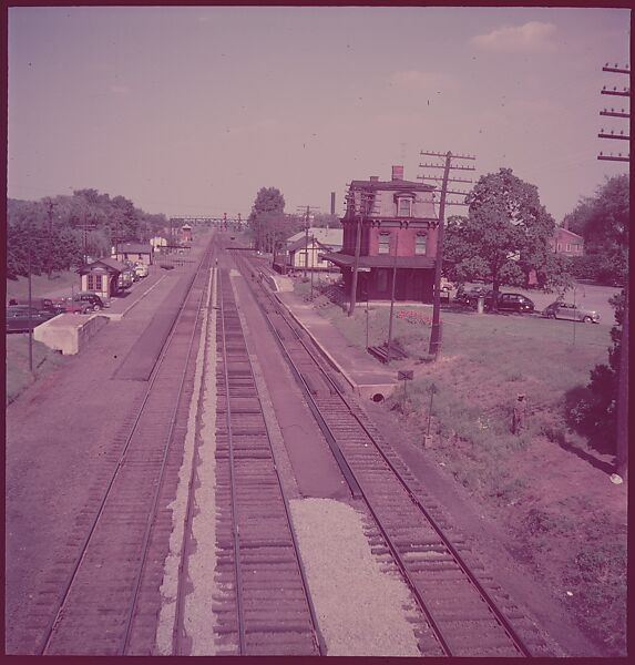 [464 Interior and Exterior Views of Railroad Station Depots, for Fortune Article "The U.S. Depot"], Walker Evans (American, St. Louis, Missouri 1903–1975 New Haven, Connecticut), Color film transparency
