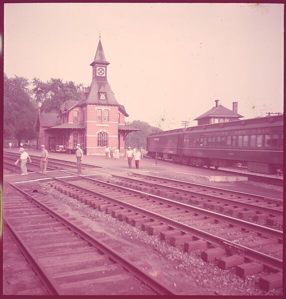 [464 Interior and Exterior Views of Railroad Station Depots, for Fortune Article "The U.S. Depot"], Walker Evans (American, St. Louis, Missouri 1903–1975 New Haven, Connecticut), Color film transparency