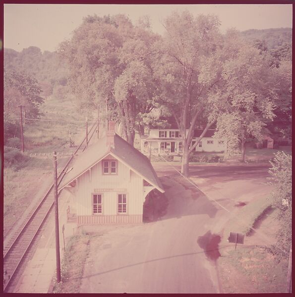 [464 Interior and Exterior Views of Railroad Station Depots, for Fortune Article "The U.S. Depot"], Walker Evans (American, St. Louis, Missouri 1903–1975 New Haven, Connecticut), Color film transparency