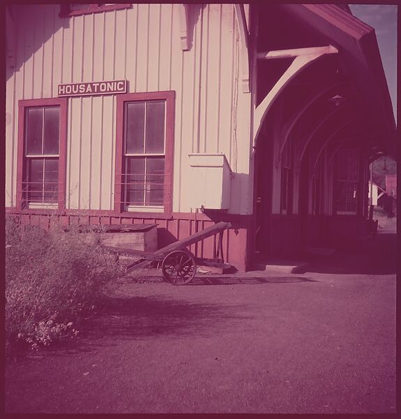 [464 Interior and Exterior Views of Railroad Station Depots, for Fortune Article "The U.S. Depot"], Walker Evans (American, St. Louis, Missouri 1903–1975 New Haven, Connecticut), Color film transparency