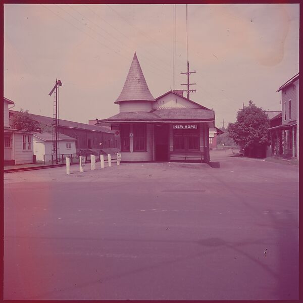 [464 Interior and Exterior Views of Railroad Station Depots, for Fortune Article "The U.S. Depot"], Walker Evans (American, St. Louis, Missouri 1903–1975 New Haven, Connecticut), Color film transparency