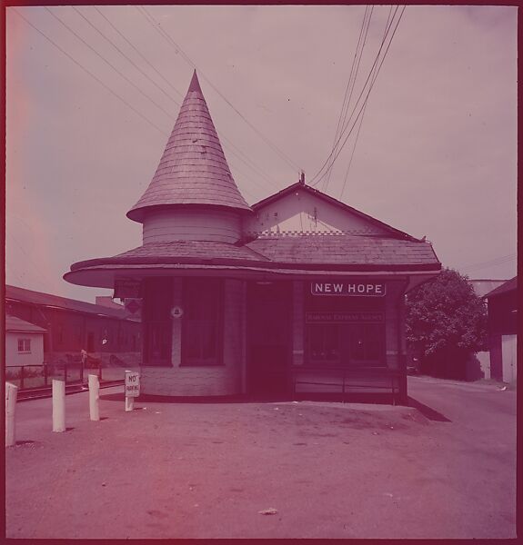 [464 Interior and Exterior Views of Railroad Station Depots, for Fortune Article "The U.S. Depot"], Walker Evans (American, St. Louis, Missouri 1903–1975 New Haven, Connecticut), Color film transparency
