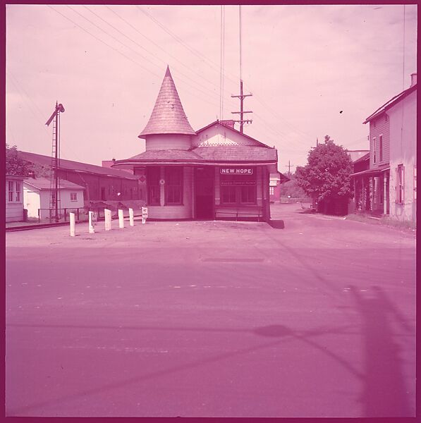 [464 Interior and Exterior Views of Railroad Station Depots, for Fortune Article "The U.S. Depot"], Walker Evans (American, St. Louis, Missouri 1903–1975 New Haven, Connecticut), Color film transparency