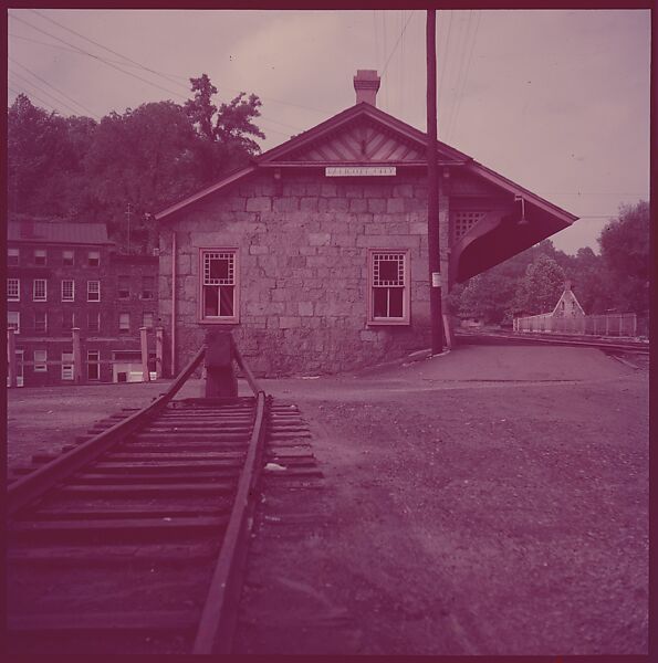[464 Interior and Exterior Views of Railroad Station Depots, for Fortune Article "The U.S. Depot"], Walker Evans (American, St. Louis, Missouri 1903–1975 New Haven, Connecticut), Color film transparency