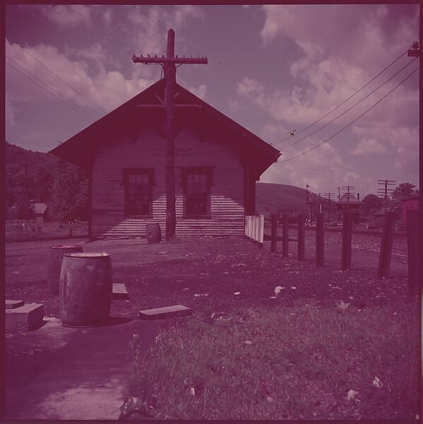 [464 Interior and Exterior Views of Railroad Station Depots, for Fortune Article "The U.S. Depot"], Walker Evans (American, St. Louis, Missouri 1903–1975 New Haven, Connecticut), Color film transparency
