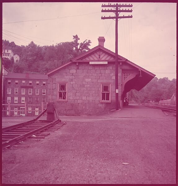 [464 Interior and Exterior Views of Railroad Station Depots, for Fortune Article "The U.S. Depot"], Walker Evans (American, St. Louis, Missouri 1903–1975 New Haven, Connecticut), Color film transparency