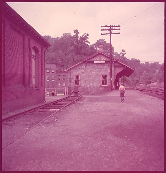 [464 Interior and Exterior Views of Railroad Station Depots, for Fortune Article "The U.S. Depot"], Walker Evans (American, St. Louis, Missouri 1903–1975 New Haven, Connecticut), Color film transparency