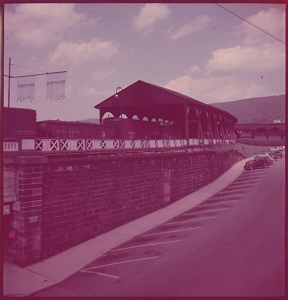 [464 Interior and Exterior Views of Railroad Station Depots, for Fortune Article "The U.S. Depot"], Walker Evans (American, St. Louis, Missouri 1903–1975 New Haven, Connecticut), Color film transparency