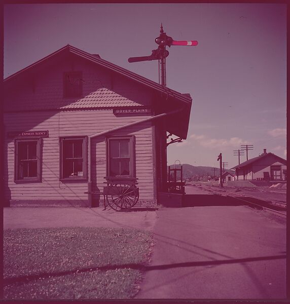 [464 Interior and Exterior Views of Railroad Station Depots, for Fortune Article "The U.S. Depot"], Walker Evans (American, St. Louis, Missouri 1903–1975 New Haven, Connecticut), Color film transparency