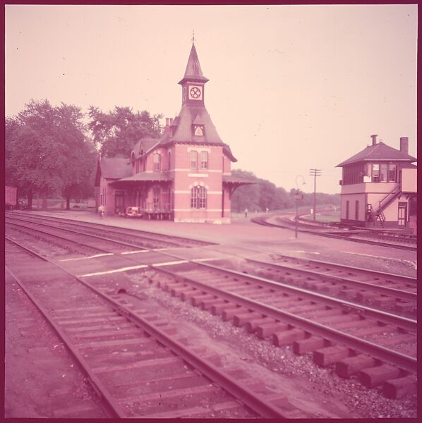 [464 Interior and Exterior Views of Railroad Station Depots, for Fortune Article "The U.S. Depot"], Walker Evans (American, St. Louis, Missouri 1903–1975 New Haven, Connecticut), Color film transparency
