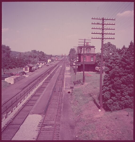 [464 Interior and Exterior Views of Railroad Station Depots, for Fortune Article "The U.S. Depot"], Walker Evans (American, St. Louis, Missouri 1903–1975 New Haven, Connecticut), Color film transparency