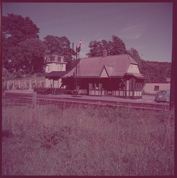 [464 Interior and Exterior Views of Railroad Station Depots, for Fortune Article "The U.S. Depot"], Walker Evans (American, St. Louis, Missouri 1903–1975 New Haven, Connecticut), Color film transparency