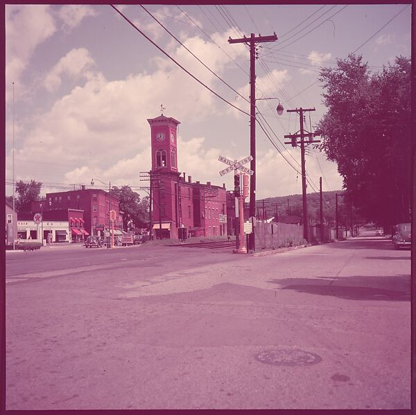 [464 Interior and Exterior Views of Railroad Station Depots, for Fortune Article "The U.S. Depot"], Walker Evans (American, St. Louis, Missouri 1903–1975 New Haven, Connecticut), Color film transparency