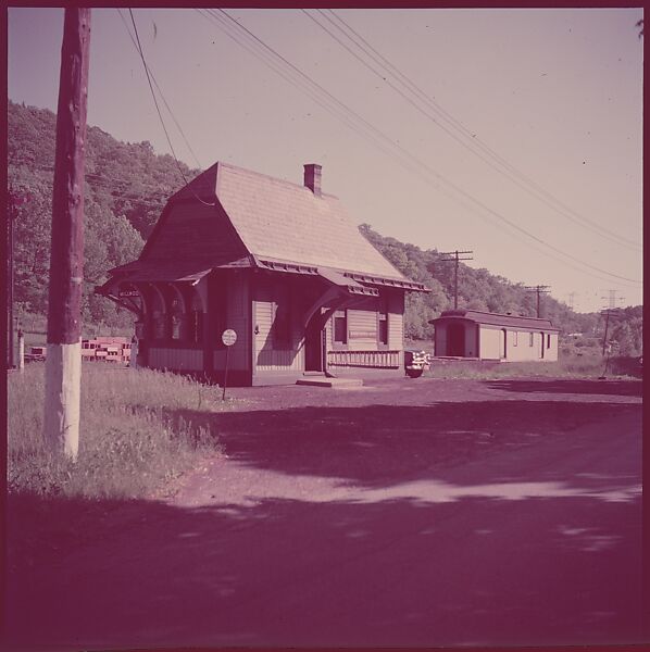 [464 Interior and Exterior Views of Railroad Station Depots, for Fortune Article "The U.S. Depot"], Walker Evans (American, St. Louis, Missouri 1903–1975 New Haven, Connecticut), Color film transparency