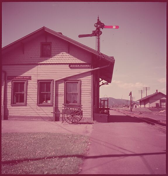 [464 Interior and Exterior Views of Railroad Station Depots, for Fortune Article "The U.S. Depot"], Walker Evans (American, St. Louis, Missouri 1903–1975 New Haven, Connecticut), Color film transparency
