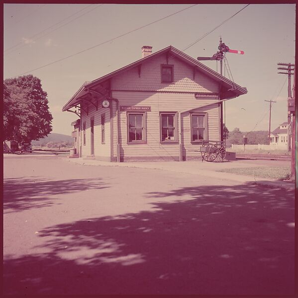 [464 Interior and Exterior Views of Railroad Station Depots, for Fortune Article "The U.S. Depot"], Walker Evans (American, St. Louis, Missouri 1903–1975 New Haven, Connecticut), Color film transparency