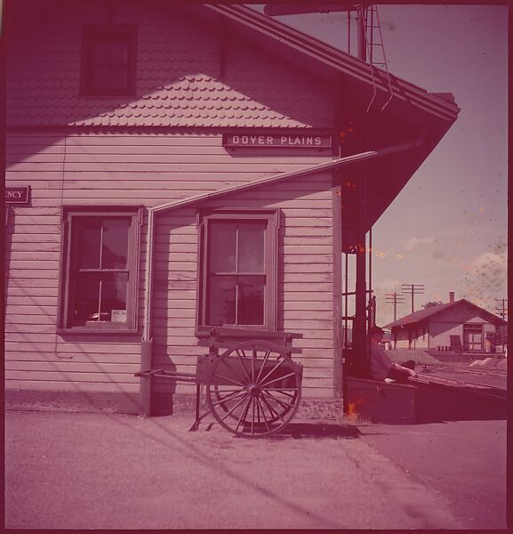 [464 Interior and Exterior Views of Railroad Station Depots, for Fortune Article "The U.S. Depot"], Walker Evans (American, St. Louis, Missouri 1903–1975 New Haven, Connecticut), Color film transparency