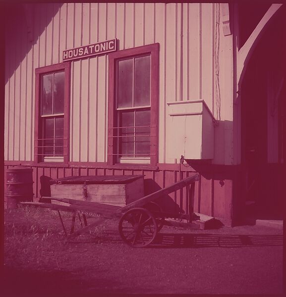 [464 Interior and Exterior Views of Railroad Station Depots, for Fortune Article "The U.S. Depot"], Walker Evans (American, St. Louis, Missouri 1903–1975 New Haven, Connecticut), Color film transparency