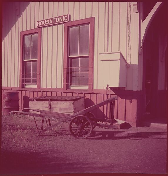 [464 Interior and Exterior Views of Railroad Station Depots, for Fortune Article "The U.S. Depot"], Walker Evans (American, St. Louis, Missouri 1903–1975 New Haven, Connecticut), Color film transparency