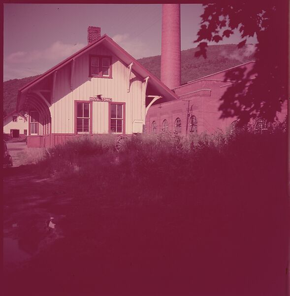 [464 Interior and Exterior Views of Railroad Station Depots, for Fortune Article "The U.S. Depot"], Walker Evans (American, St. Louis, Missouri 1903–1975 New Haven, Connecticut), Color film transparency