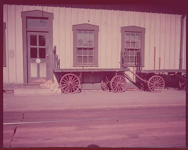 [464 Interior and Exterior Views of Railroad Station Depots, for Fortune Article "The U.S. Depot"], Walker Evans (American, St. Louis, Missouri 1903–1975 New Haven, Connecticut), Color film transparency