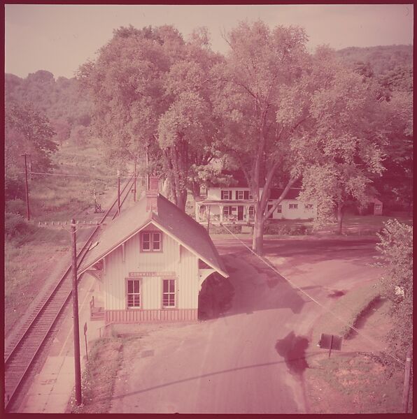 [464 Interior and Exterior Views of Railroad Station Depots, for Fortune Article "The U.S. Depot"], Walker Evans (American, St. Louis, Missouri 1903–1975 New Haven, Connecticut), Color film transparency
