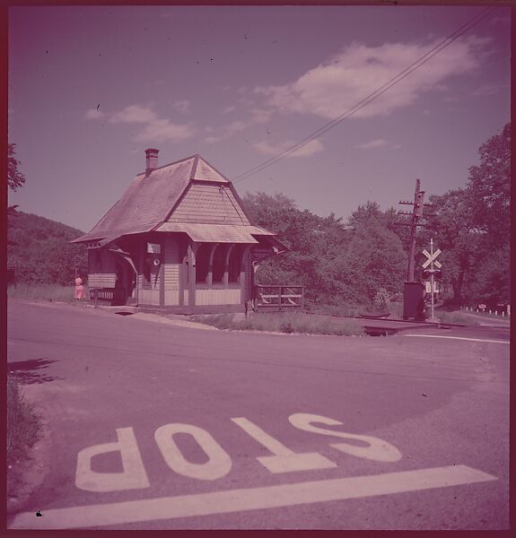 [464 Interior and Exterior Views of Railroad Station Depots, for Fortune Article "The U.S. Depot"], Walker Evans (American, St. Louis, Missouri 1903–1975 New Haven, Connecticut), Color film transparency