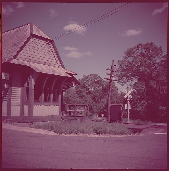 [464 Interior and Exterior Views of Railroad Station Depots, for Fortune Article "The U.S. Depot"], Walker Evans (American, St. Louis, Missouri 1903–1975 New Haven, Connecticut), Color film transparency
