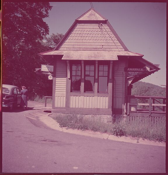 [464 Interior and Exterior Views of Railroad Station Depots, for Fortune Article "The U.S. Depot"], Walker Evans (American, St. Louis, Missouri 1903–1975 New Haven, Connecticut), Color film transparency